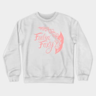 Feeling Foxy Pink Foxglove Crewneck Sweatshirt